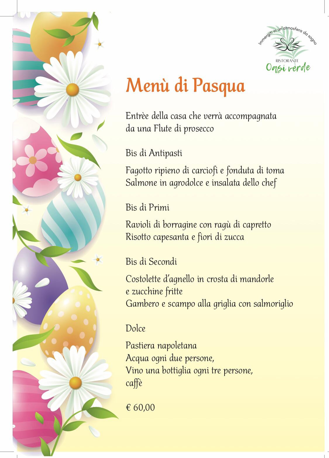 menù pasqua