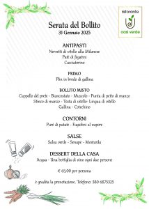Serata del Bollito 31 Gennaio 2025