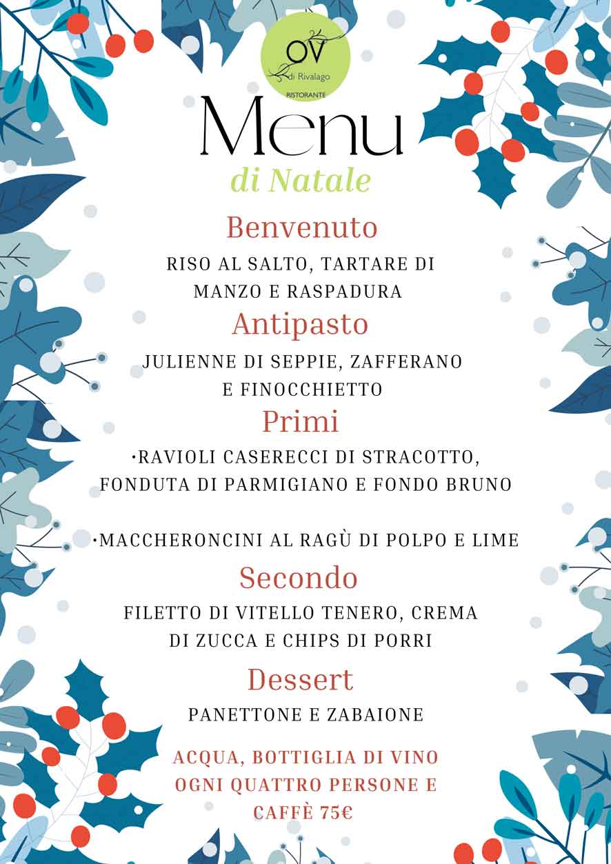 menu' natale 2026
